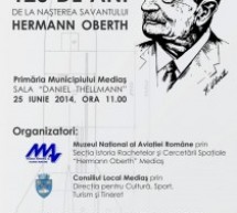 Mediaș: 120 de ani de la naşterea savantului HERMANN OBERTH