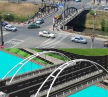 Sibiu: Au început lucrările de construire a noului pod peste Cibin