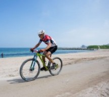 Bicicliști internaționali pedalează pe litoralul românesc  pentru Olimpiada Rio 2016