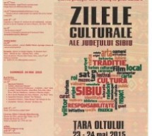 Caravana Zilelor Culturale ale Județului Sibiu ajunge în Țara Oltului (23-24 mai)