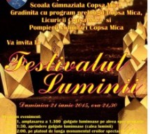 Prima ediție a Festivalului Luminii se va desfășura în Copșa Mică (duminică, 21 iunie)