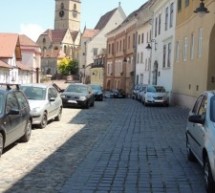 Sibiu: Strada Centumvirilor închisă pentru repararea pavajului