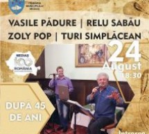 Concert aniversar de muzică rock și pop : După 45 de ani cu Vasile Pădure și prietenii