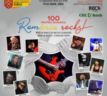 Evenimentul rock „100 pentru România” se desfășoară la Sibiu