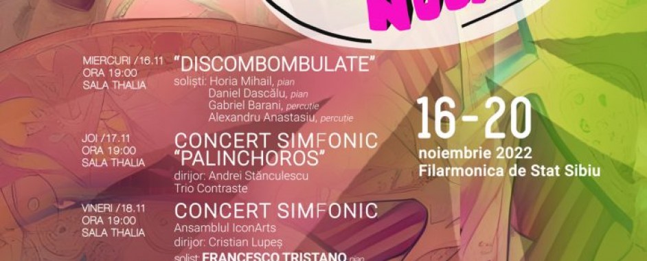 Festivalul Minunata Muzică Nouă se va desfășura la Sibiu