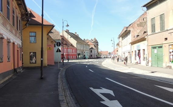 Lucrări efectuate la străzile din Sibiu în 2013