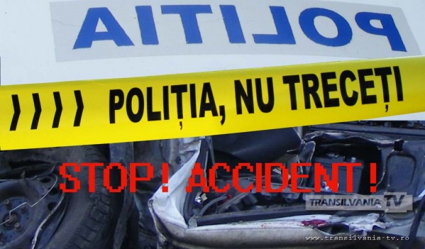 Accident produs pe DN 1, în afara localităţii Aciliu. Două persoane au fost rănite uşor