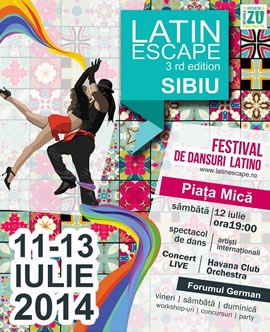 Festivalul Latin Escape începe azi în Sibiu