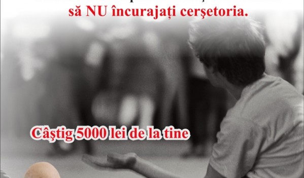 Campanie anti-cerșetorie derulată în municipiul Mediaș