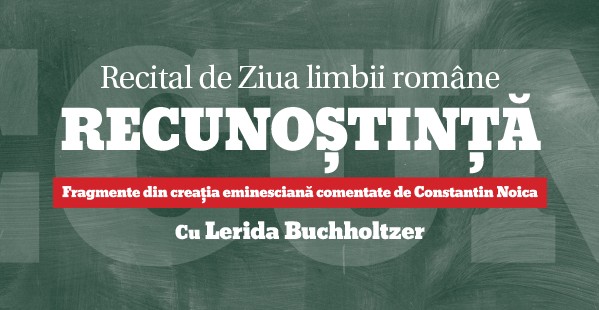 Sibiu: „Recunoştinţă” – recital de Ziua Limbii Române