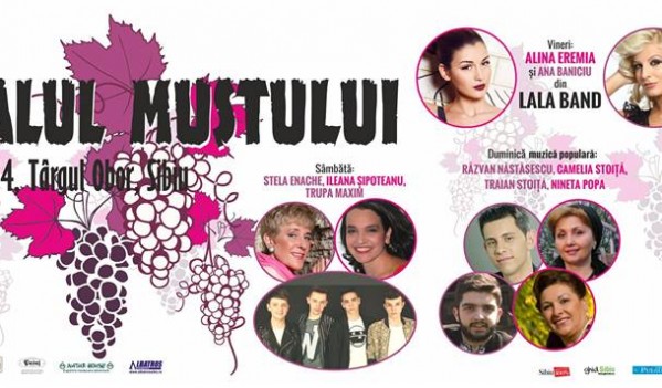 Festivalul Mustului se desfășoară în Sibiu