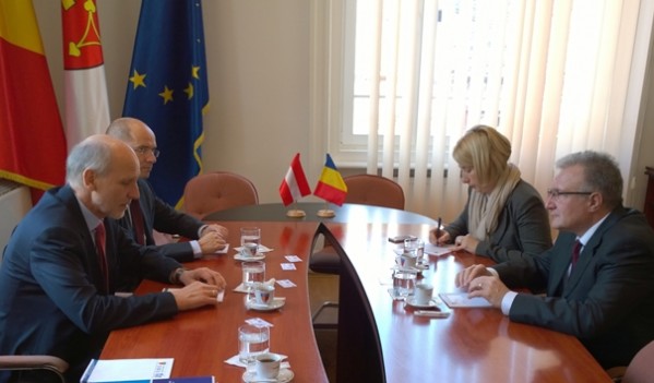 Ambasadorul Austriei, în vizită la Consiliul Județean Sibiu