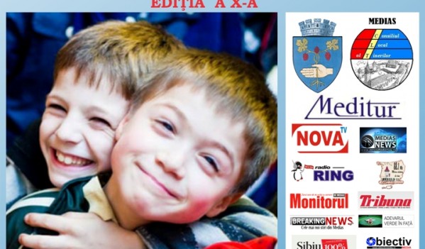 144 pachete împărțite în Mediaș, în cadrul campaniei “Hrănește un zâmbet”