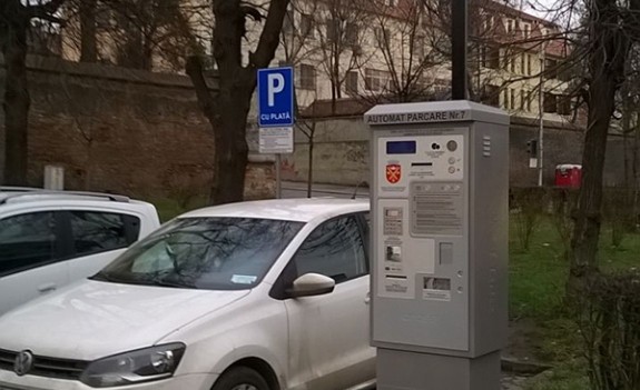 Șase noi automate de parcare puse în funcțiune în municipiul Sibiu