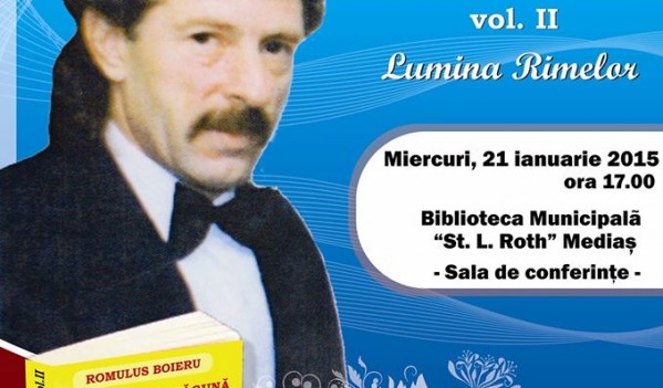 Mediaș: Lansarea celui de-al II-lea volum de poezii “FLORI DE MĂTRĂGUNĂ”