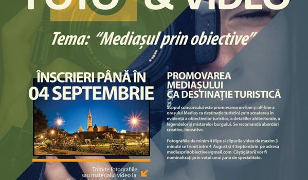 Concurs de fotografie şi film “Mediaşul prin obiective”