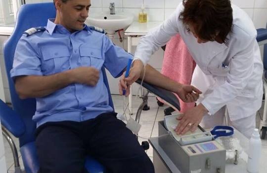 Treizeci de jandarmi sibieni au donat azi sânge