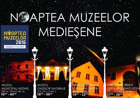 „Noaptea Muzeelor Medieşene – 2016”. Vezi programul evenimentului