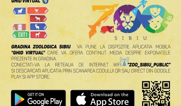 Vizită la Zoo Sibiu cu ajutorul ghidului virtual