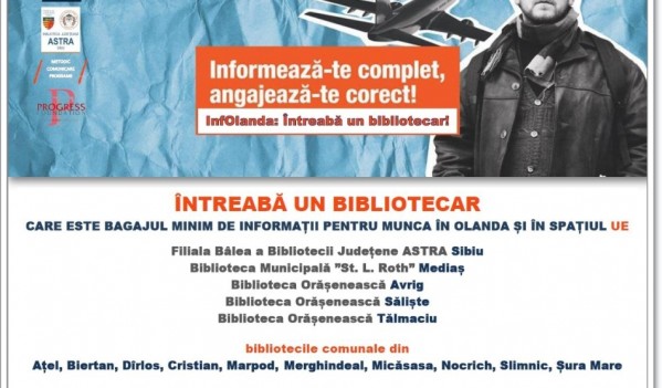 Mediaș: Un nou serviciu de bibliotecă adaptat nevoilor comunității – InfOlanda