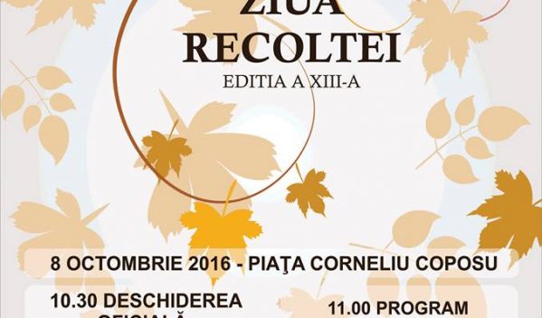 Ziua Recoltei 2016 la Mediaș (sâmbătă, 8 octombrie)