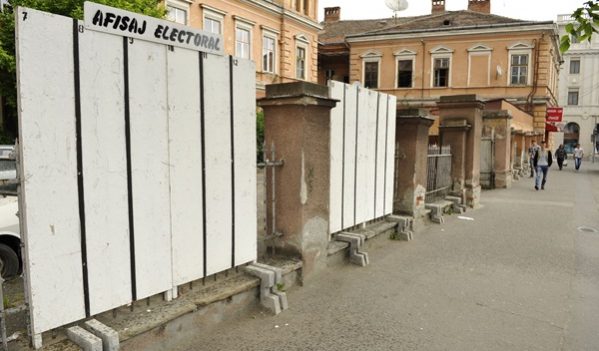 Sibiu: Spațiile de afișaj pentru alegerile parlamentare și delimitarea secțiilor de votare