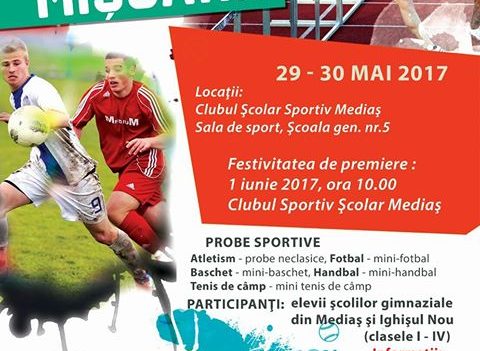 Festivalul Sportului Medieșean ,,Bucuria Mișcării’’ (mai-iunie 2017)