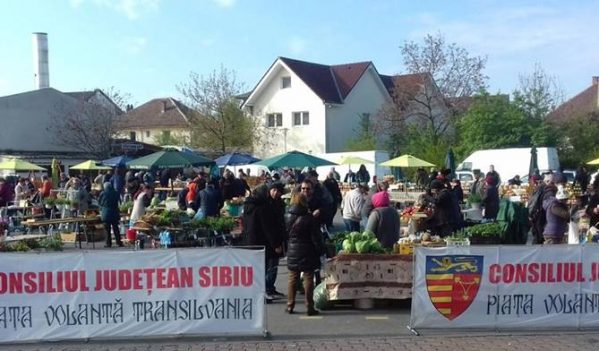 Piața Volantă Transilvania 2.0 la punctul de start (Sibiu, sâmbătă, 20 mai)