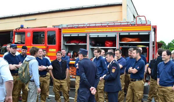 Pompierii voluntari din Elveția, în vizită la ISU Sibiu