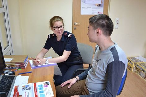 Activitate de recrutare desfășurată de ISU Sibiu, pentru tinerii care doresc să devină slavatori