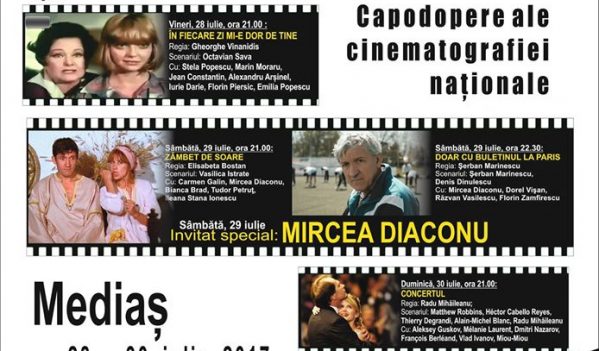 Mircea Diaconu, invitat special la Mediaș, în cadrul „Caravanei filmului românesc”