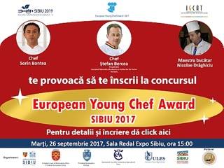 Concursul European Young Chef Award Sibiu 2017 (faza regională)