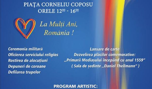 Mediașul sărbătorește Ziua Națională a României