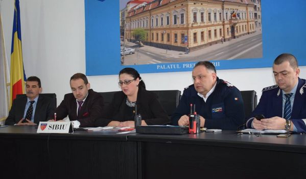 Prefectul Sibiului monitorizează intervențiile sub cod portocaliu