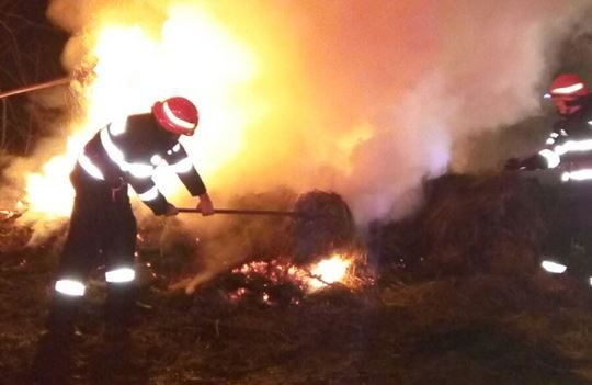Incendiu izbucnit în localitatea Cheslăr
