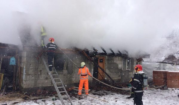 Incendiu produs azi în Tălmaciu