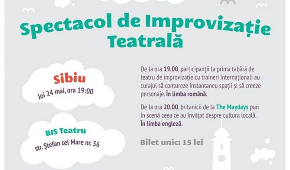 Tabăra de creație și improvizație teatrală organizată la Sibiu