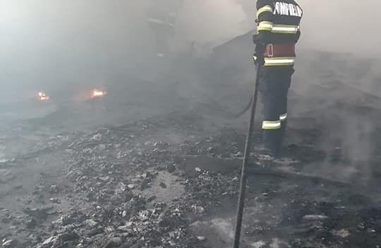 Incendiu în Mediaș