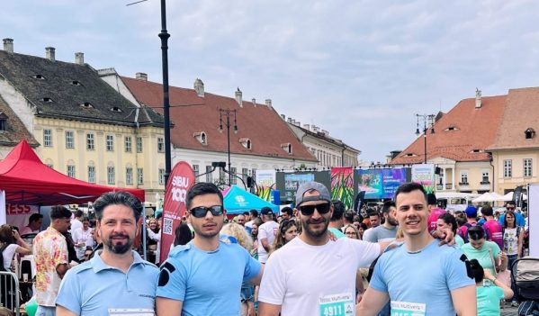 Jandarmii sibieni au alergat la Maratonul Internațional Sibiu