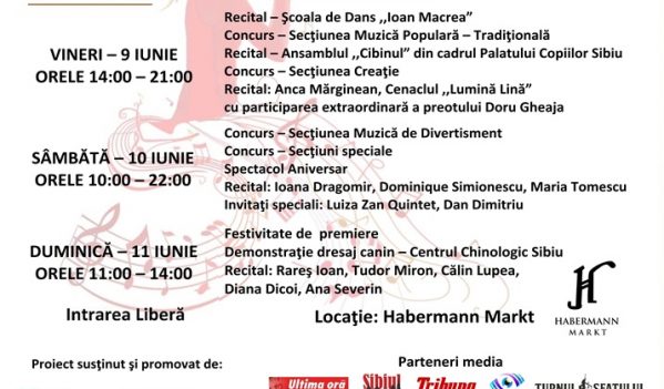 Festivalul Internațional „Hermannstadtfest” se va desfășura în perioada 8-11 iunie